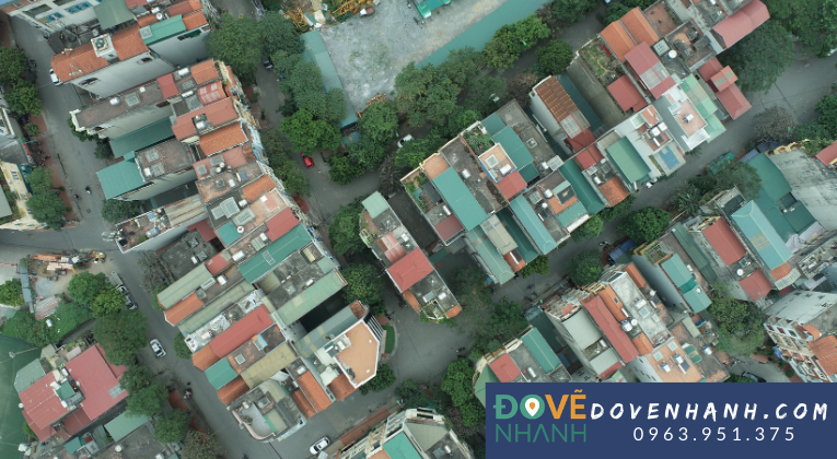 Dịch vụ khảo sát địa hình bằng Flycam (UAV) RTK 15 bay chụp ảnh bằng drone phục vụ giám sát đô thị