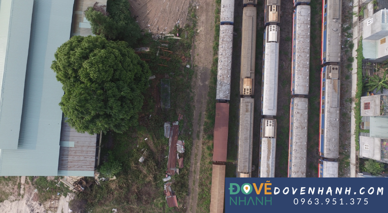 Dịch vụ khảo sát địa hình bằng Flycam (UAV) RTK 6 Khảo sát bằng flycam dự án nhà máy ga xe lửa Dĩ An Bình Dương