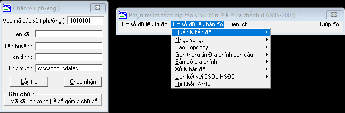 Tham khảo top 7 phần mềm địa chính địa hình được sử dụng nhiều hiện nay 3 Phần mềm Famis 2010