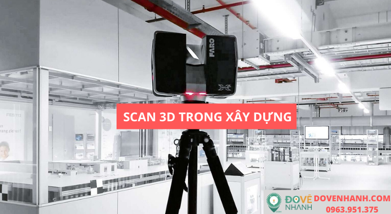Máy quét scan 3D là gì? Ứng dụng của máy quét scan 3D trong đời sống 4 Ứng dụng công nghệ 3D trong xây dựng
