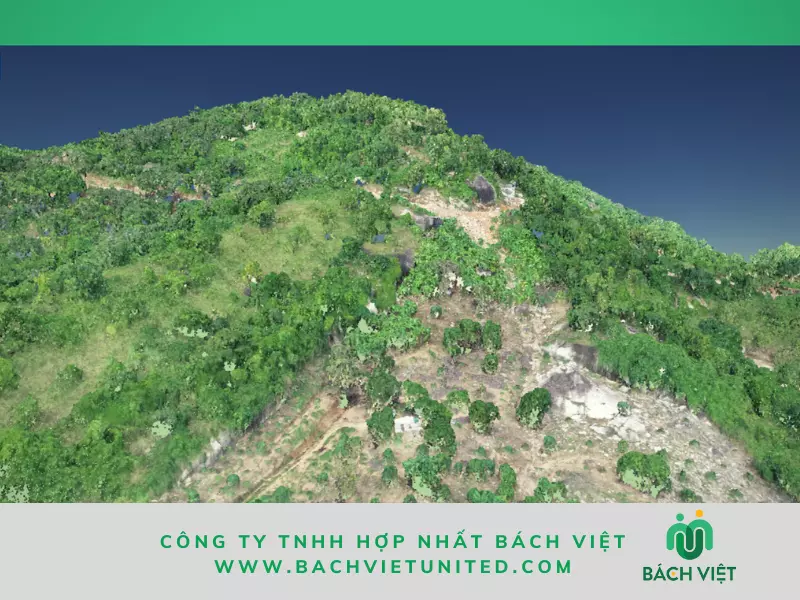 Khảo sát địa hình 3D bằng Flycam Hòn Bà Cam Lâm Khánh Hòa