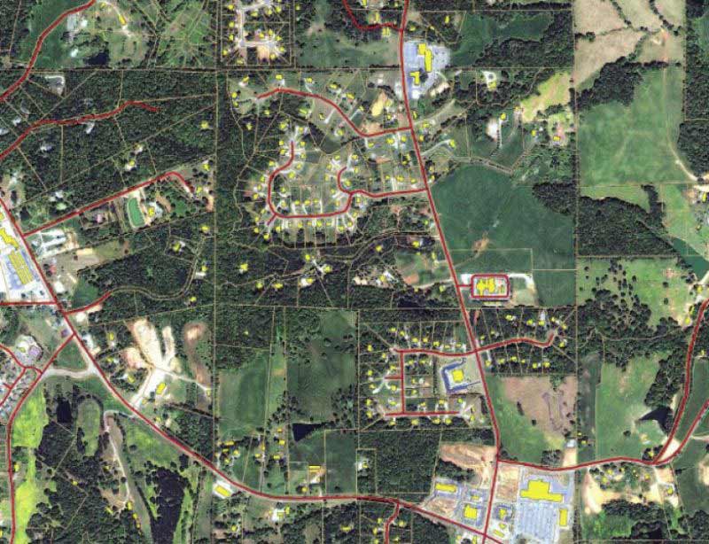 Hình 1: Ứng dụng GIS trong quản lý đất