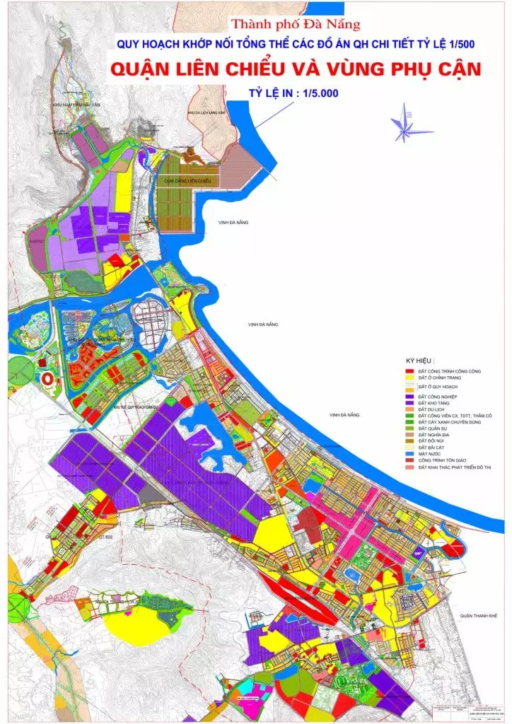 Bản đồ quy hoạch quận Liên Chiểu Đà Nẵng