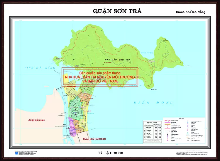 Bản đồ hành chính quận Sơn Trà