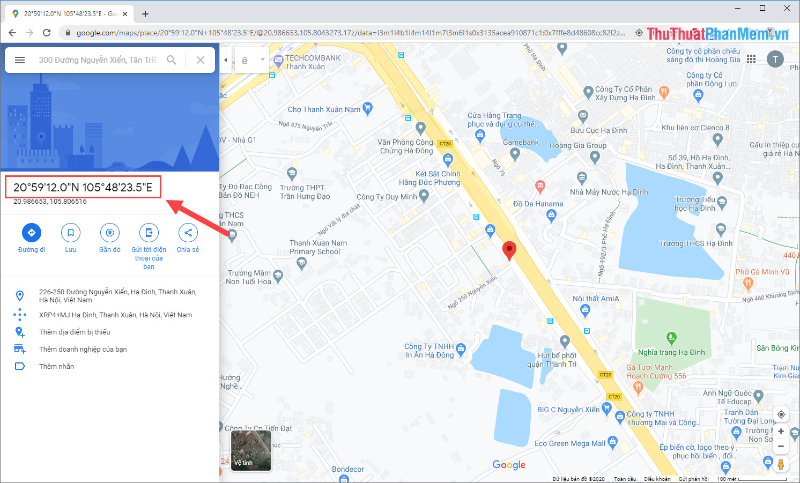 Cách xác định tọa độ gps trên google map trên máy tính được sử dụng phổ biến