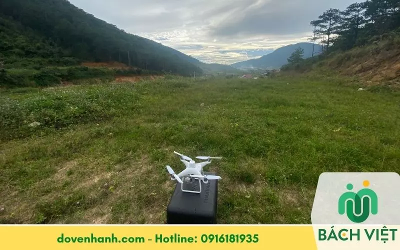 Flycam giúp khảo sát công trình