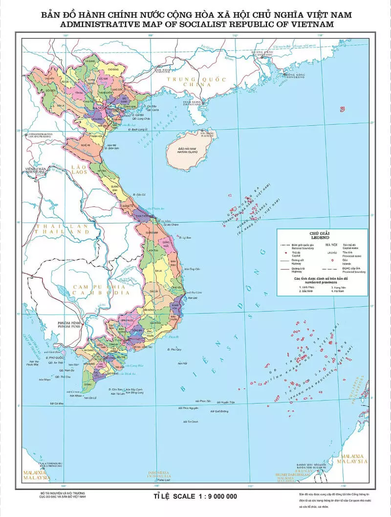 Tọa độ 4 cực của Việt Nam nằm ở vị trí xa nhất về các phía