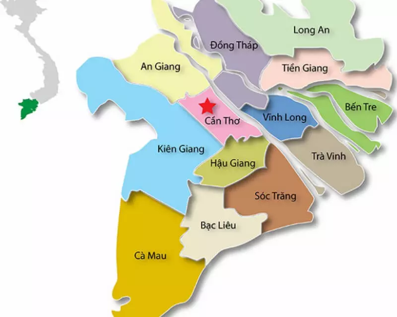 Miền tây chính là vùng Tây Nam Bộ hay Đồng Bằng sông Cửu Long 