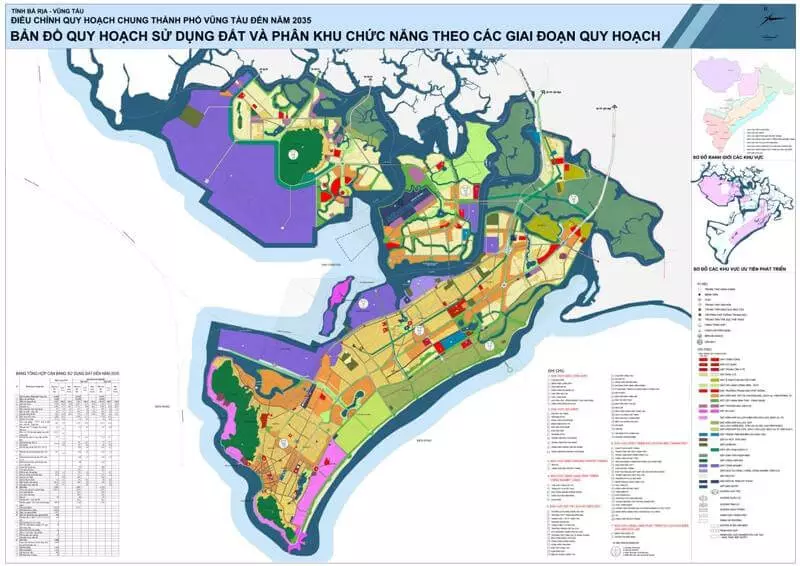 Bản đồ quy hoạch thành phố Vũng Tàu đến năm 2035