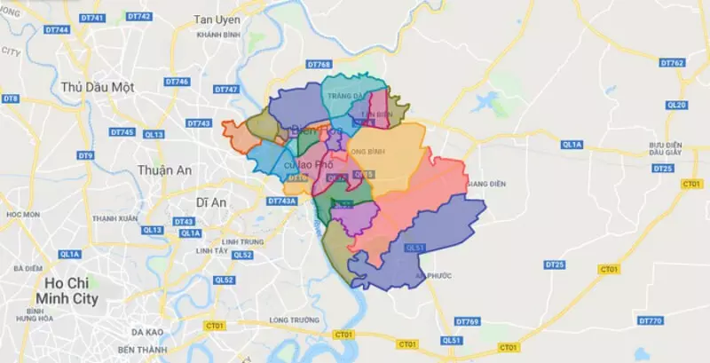 Dân số thành phố Biên Hòa đông đúc