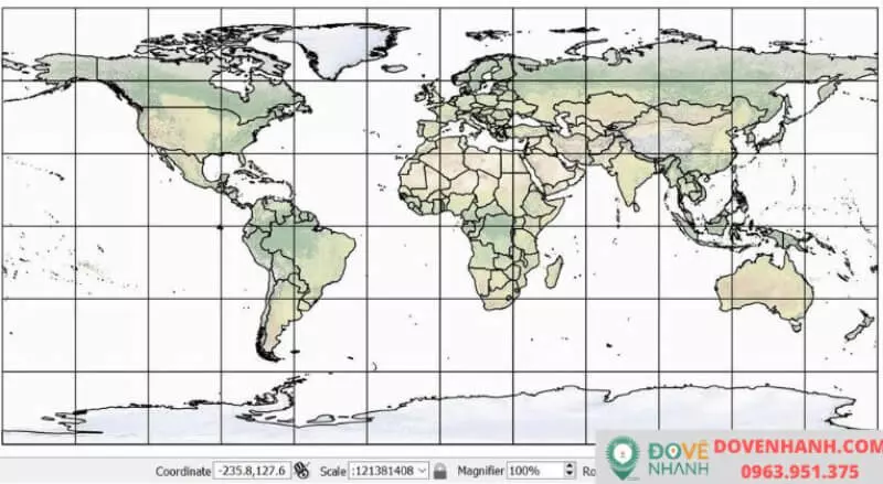 WGS84 ứng dụng nhiều trong bản đồ thế giới