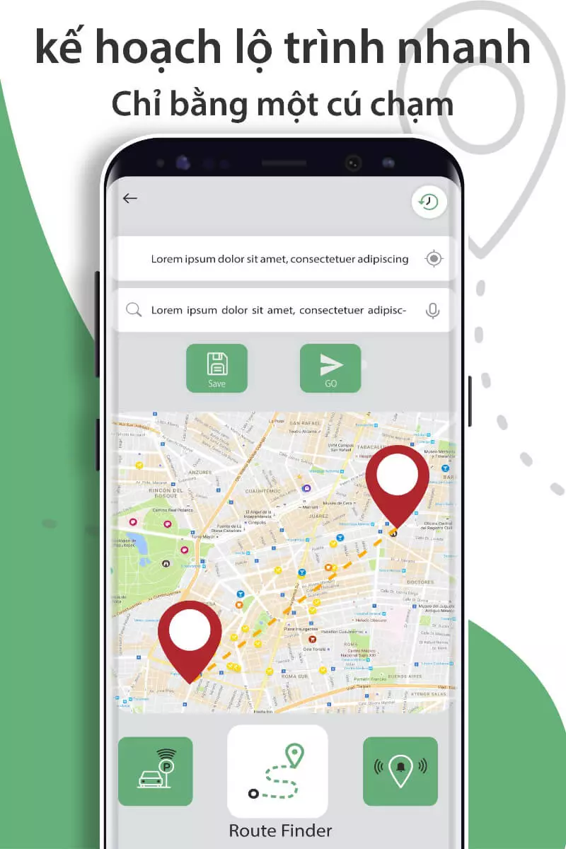 App GPS dẫn đường Trực tiếp Bản đồ và Tiếng nói Phiên