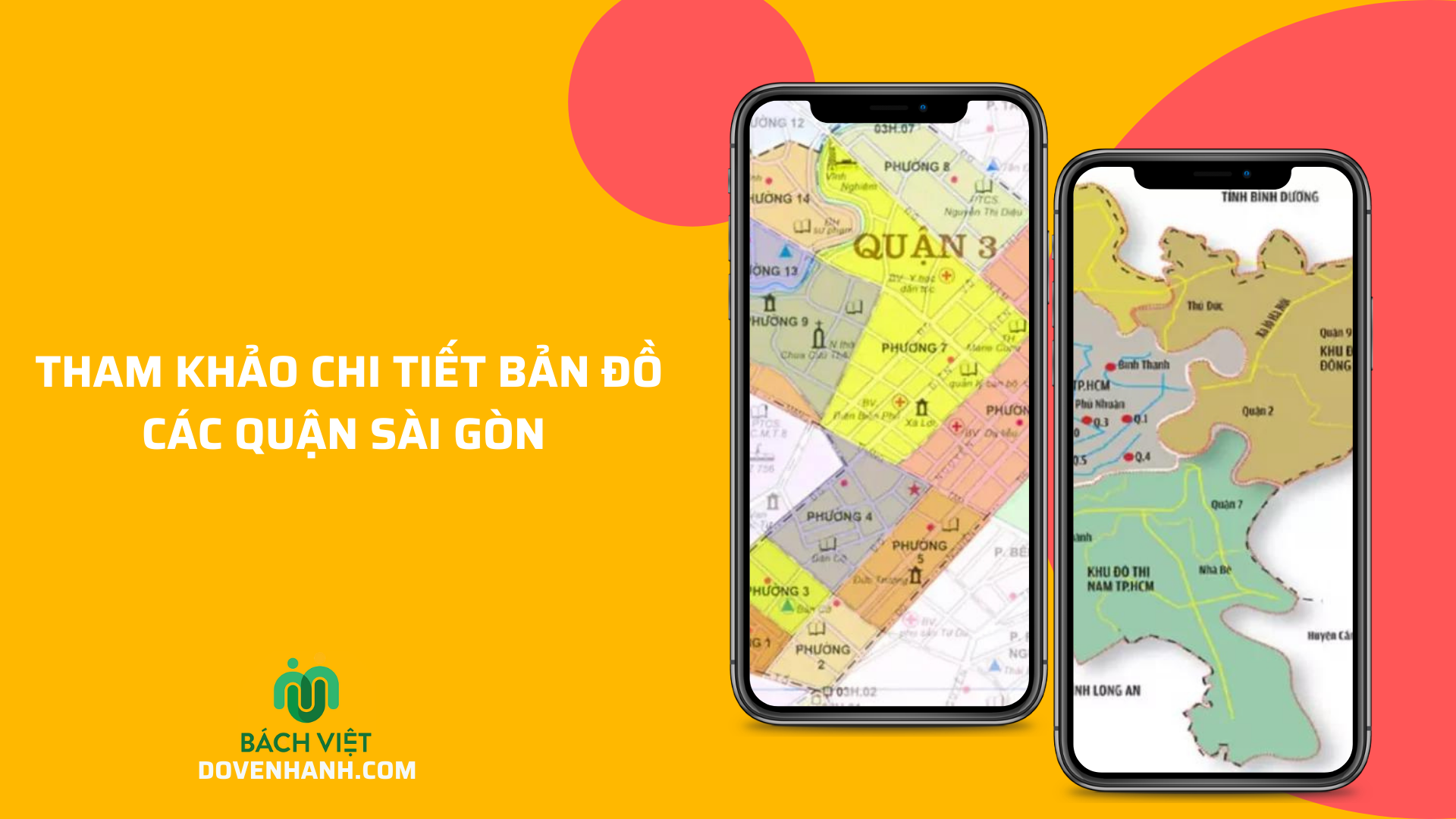 Tham khảo chi tiết bản đồ các quận Sài Gòn