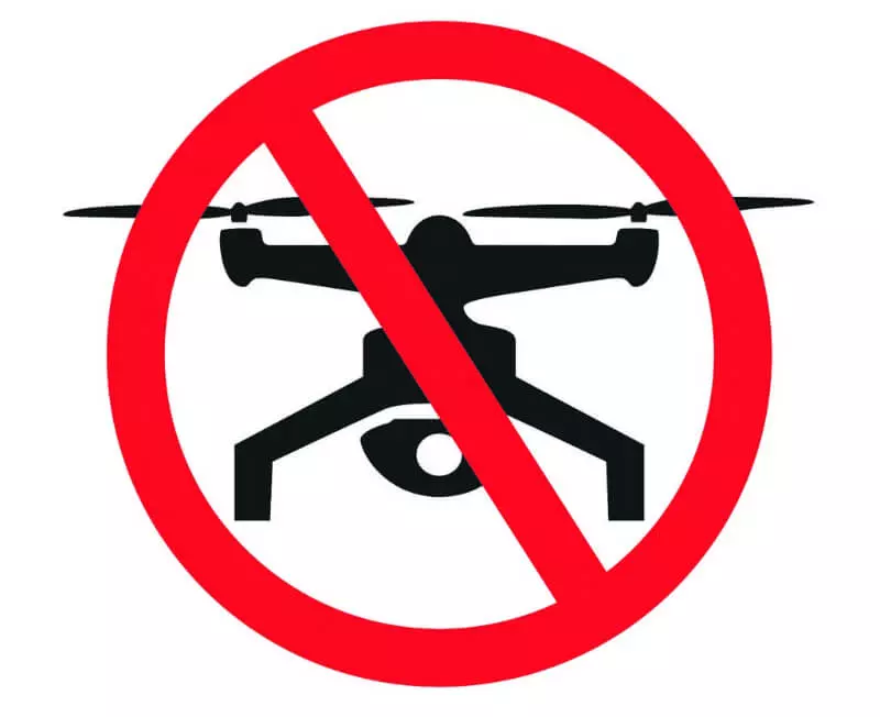 các khu vực cấm bay flycam