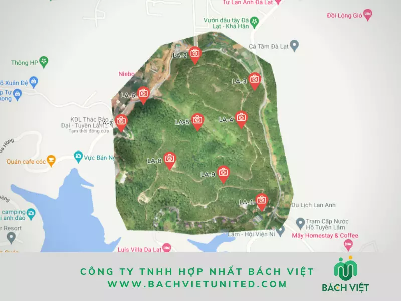 Khảo sát UAV dự án Lan Anh Đà Lạt tỉnh Lâm Đồng