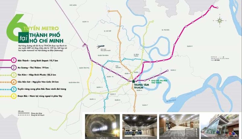 Tìm hiểu các tuyến Metro ở TPHCM hiện nay 4 Các tuyến Metro đều có trạm dừng và trạm bảo dưỡng